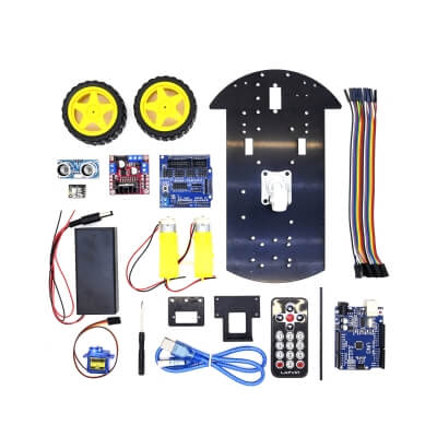 Фото: Набор для моделирования Ардуино (Arduino) 2WD Car Robot Lafvin-1 Набор для моделирования Ардуино (Arduino) 2WD Car Robot Lafvin-1