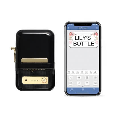 Фото: Термопринтер для этикеток NIIMBOT B21, черный-5 Термопринтер для этикеток NIIMBOT B21, черный-5