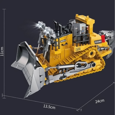Радиоуправляемая машинка-бульдозер YIGong 1/24 9 каналов с пультом дистанционного управления-7