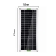Поликристаллическая солнечная панель GiantSun 12Вт в наборе для кемпинга и туризма - 18В